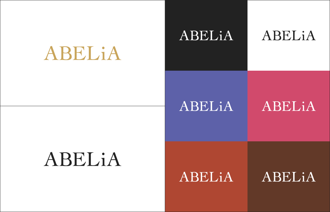 Abelia スキンケア ロゴデザイン